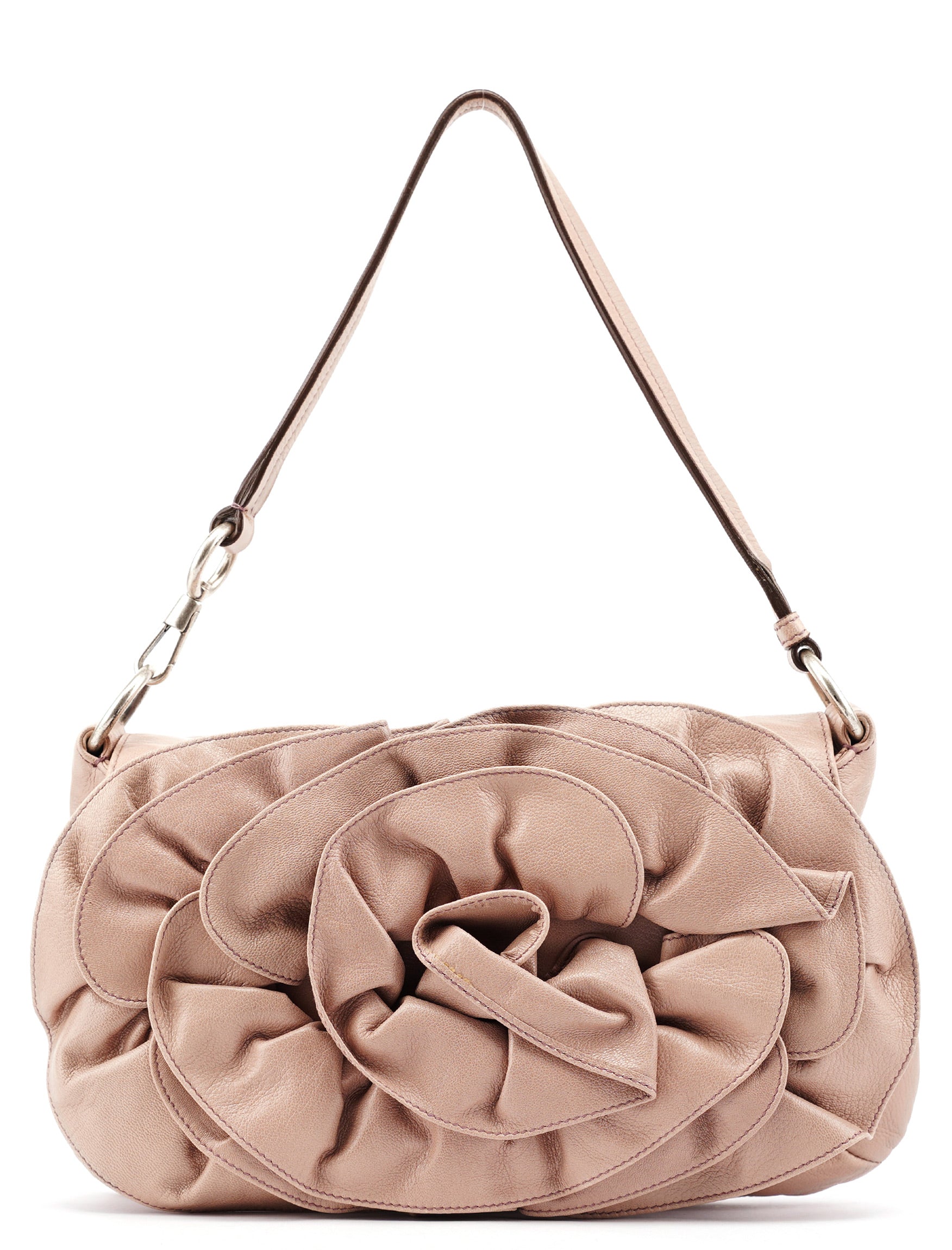 2003 Soft Pink Leather Nadja Shoulder Bag