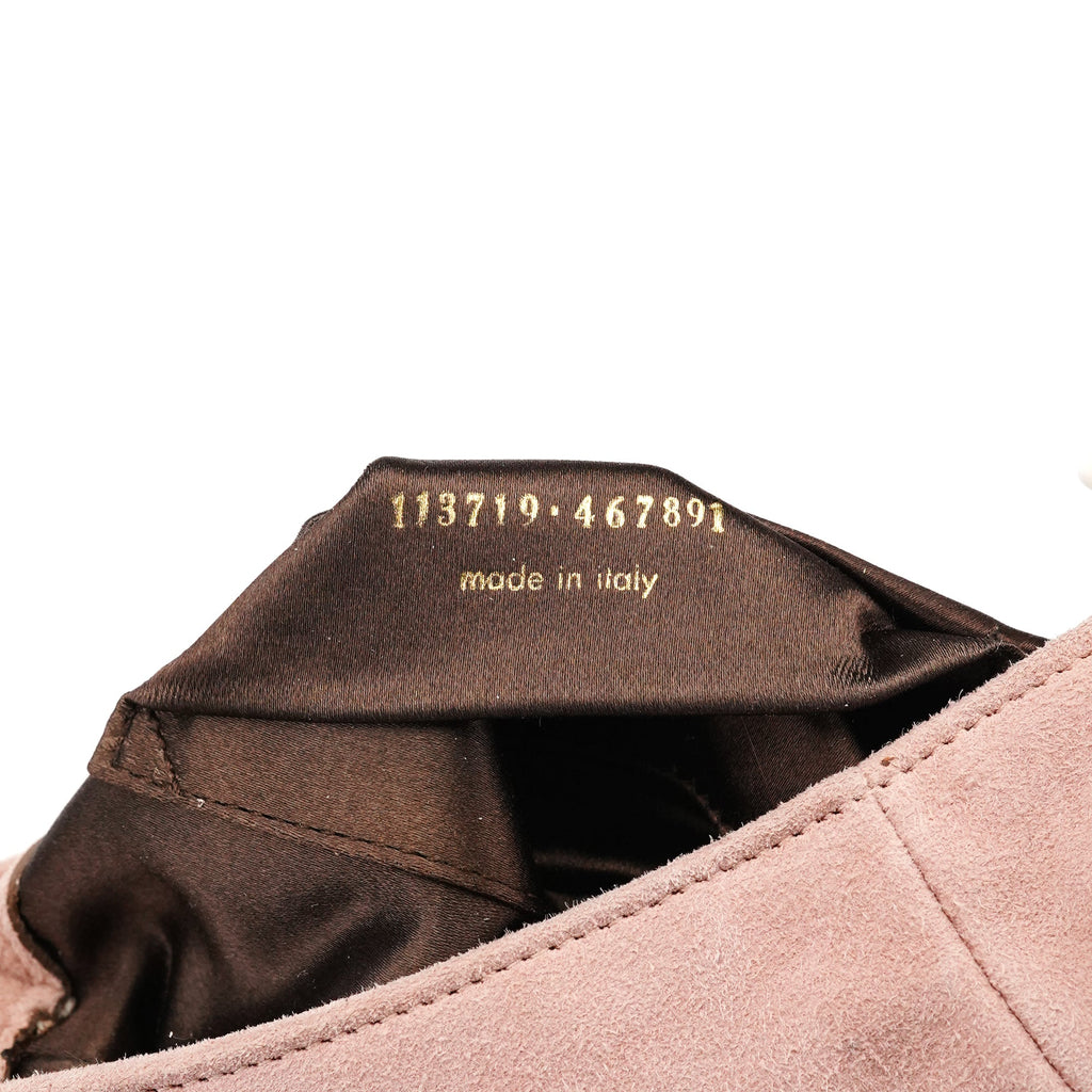 2003 Soft Pink Suede Mini Nadja Bag