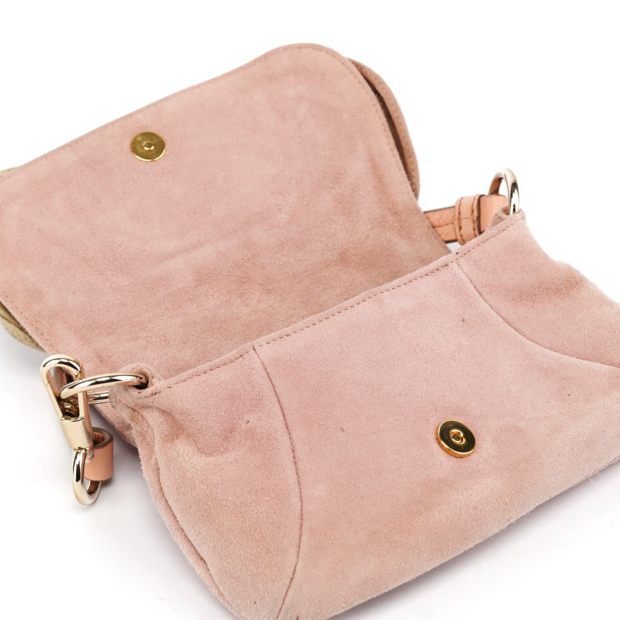 2003 Soft Pink Suede Mini Nadja Bag
