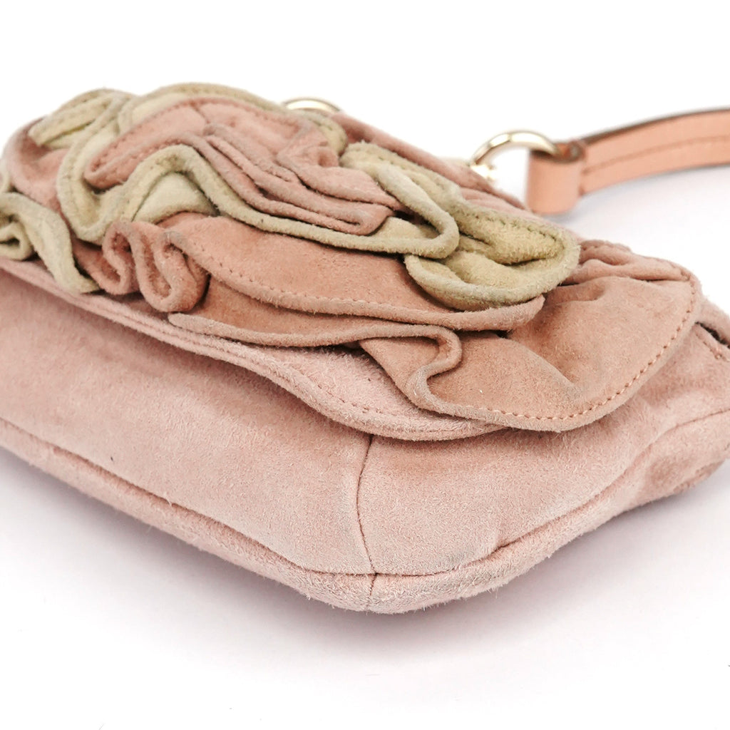 2003 Soft Pink Suede Mini Nadja Bag