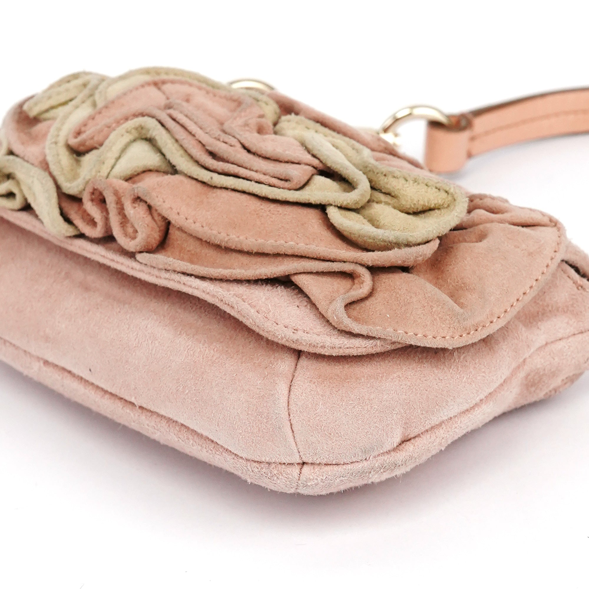 2003 Soft Pink Suede Mini Nadja Bag