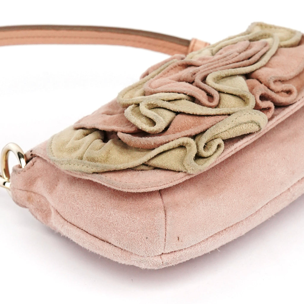 2003 Soft Pink Suede Mini Nadja Bag