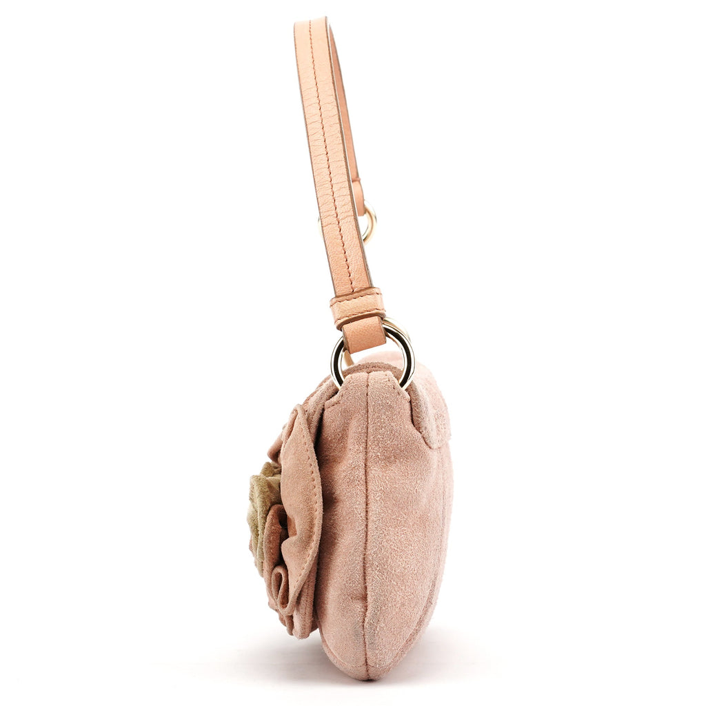 2003 Soft Pink Suede Mini Nadja Bag