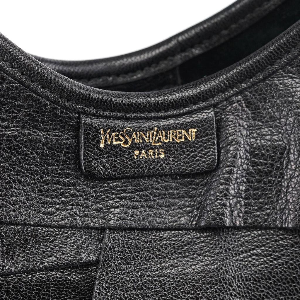 2004 Black Leather St Tropez Shoulder Bag