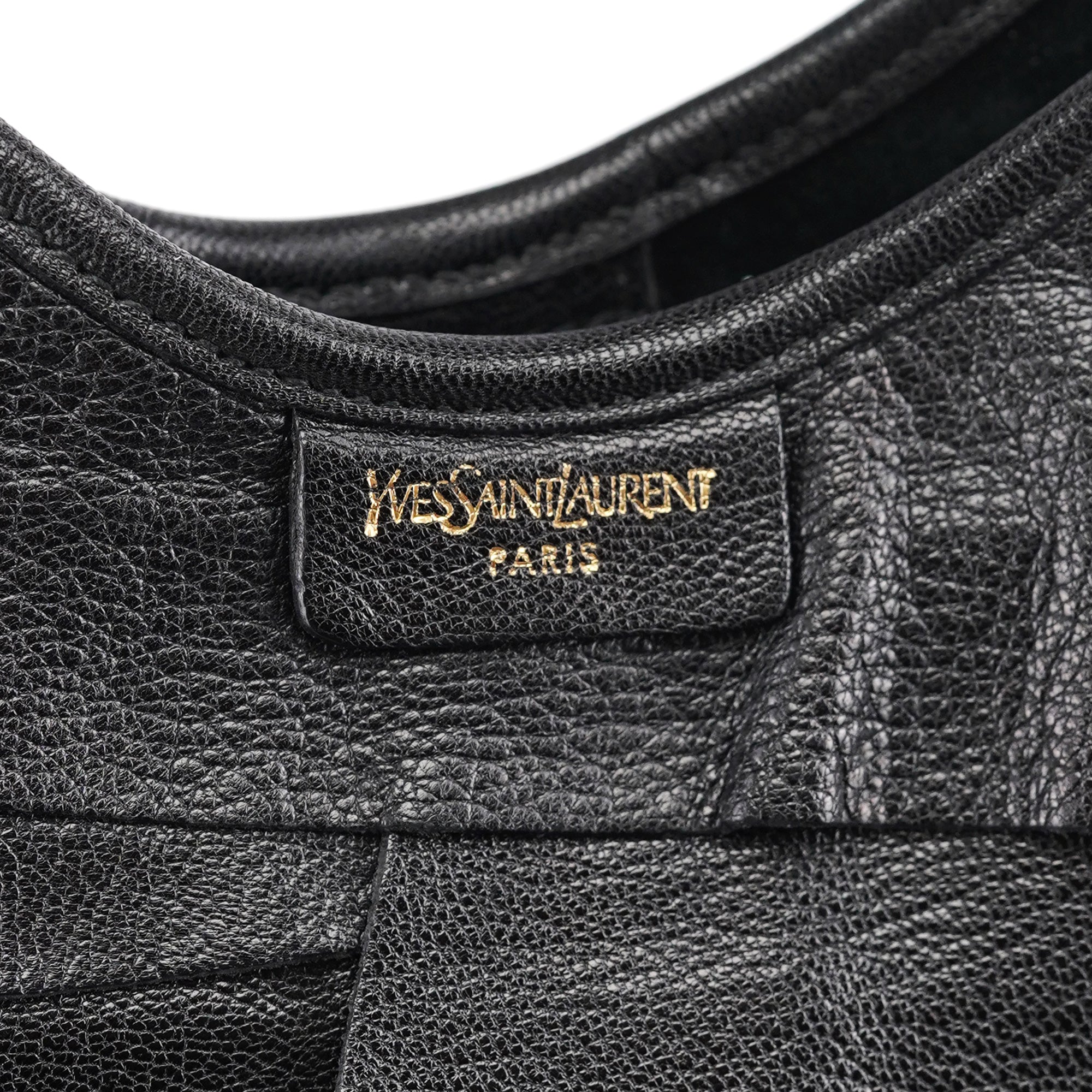 2004 Black Leather St Tropez Shoulder Bag