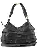 2004 Black Leather St Tropez Shoulder Bag