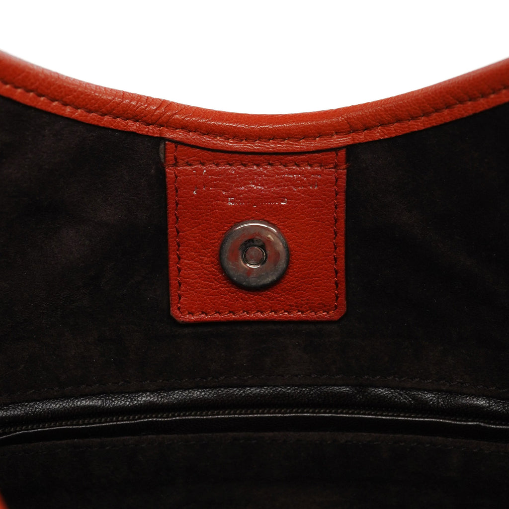 2004 Burgundy Leather St Tropez Shoulder Bag