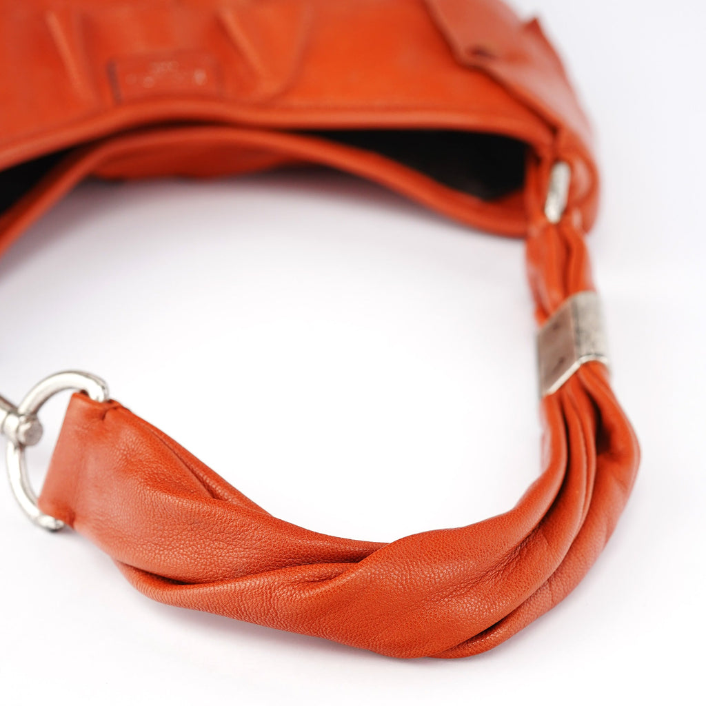 2004 Burgundy Leather St Tropez Shoulder Bag