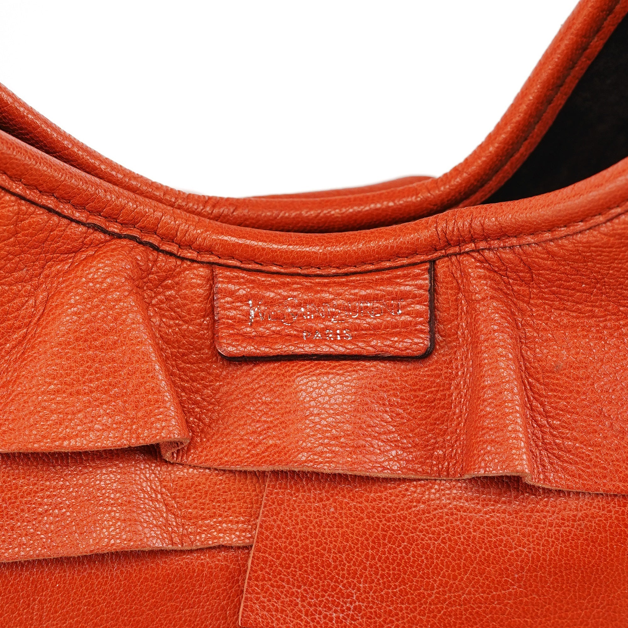 2004 Burgundy Leather St Tropez Shoulder Bag