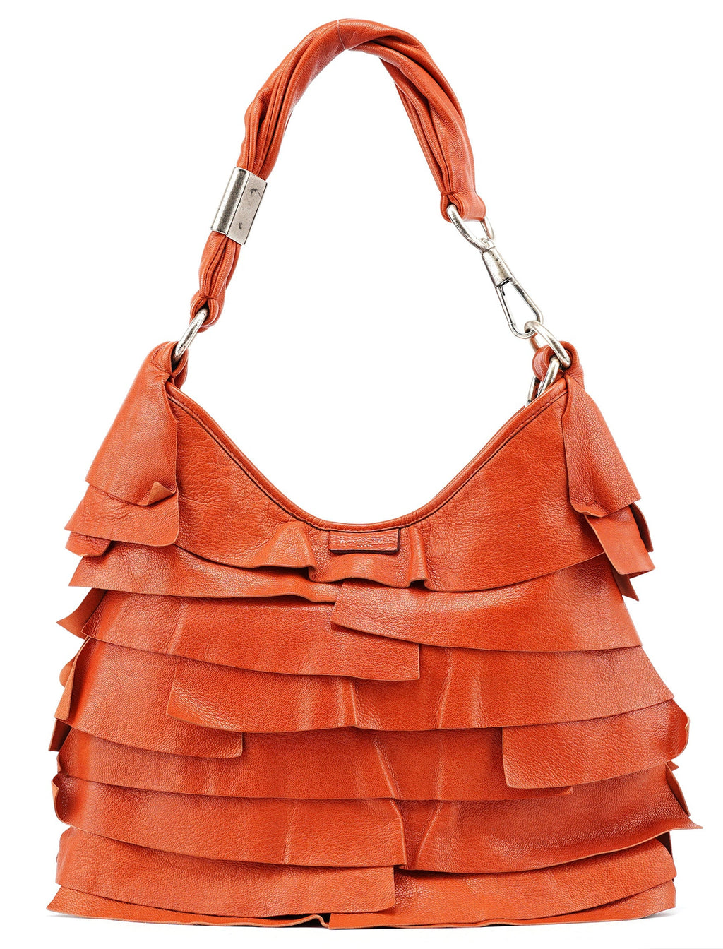 2004 Burgundy Leather St Tropez Shoulder Bag