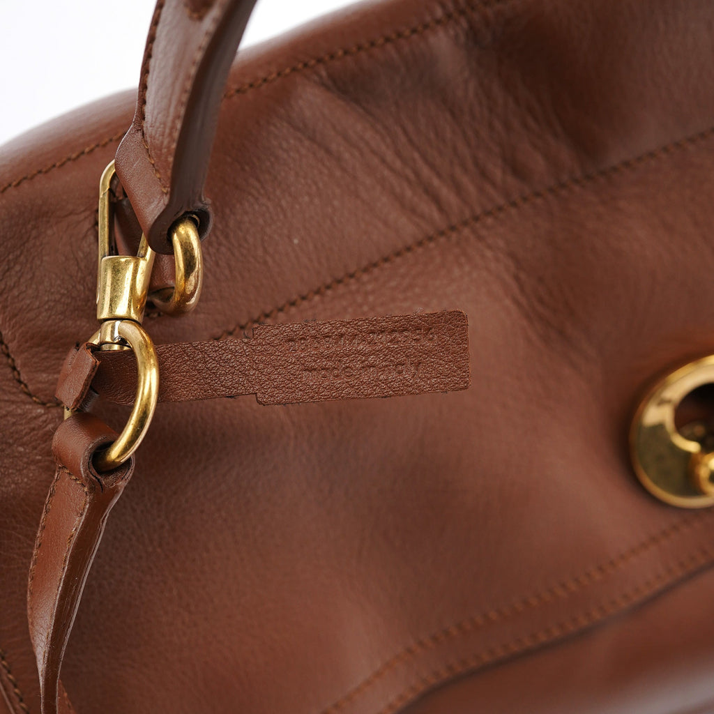 229563 Brown Leather Muse Two 2-Way Bag