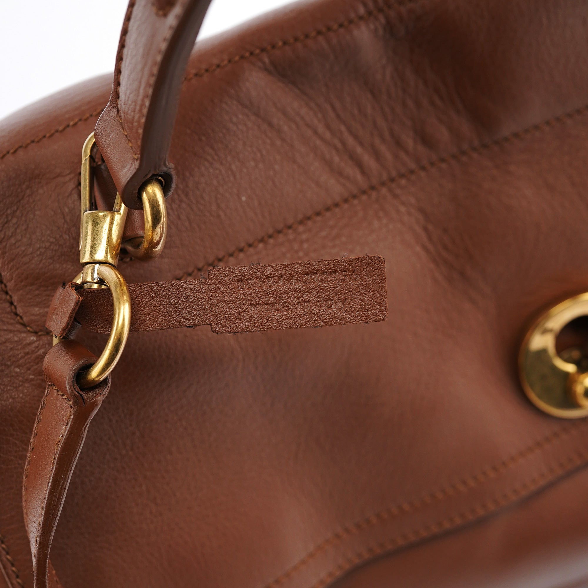 229563 Brown Leather Muse Two 2-Way Bag