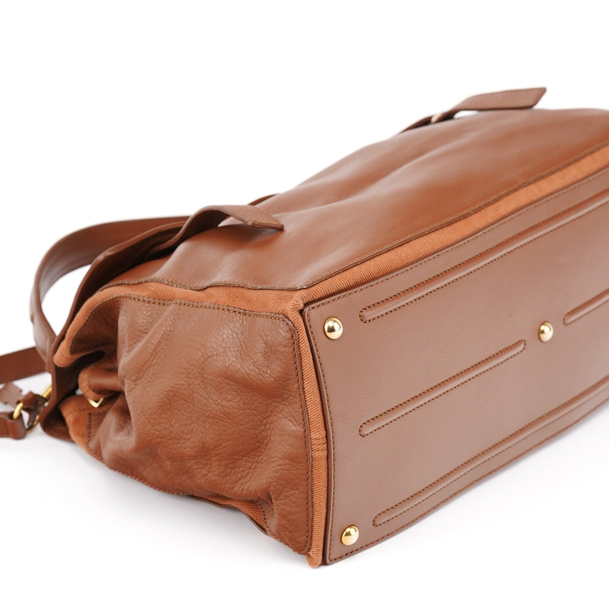 229563 Brown Leather Muse Two 2-Way Bag