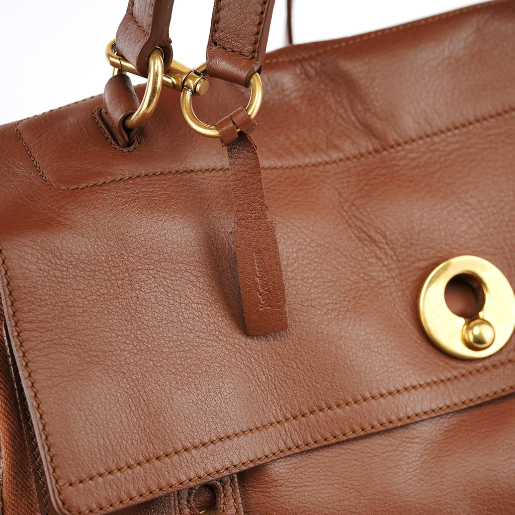 229563 Brown Leather Muse Two 2-Way Bag