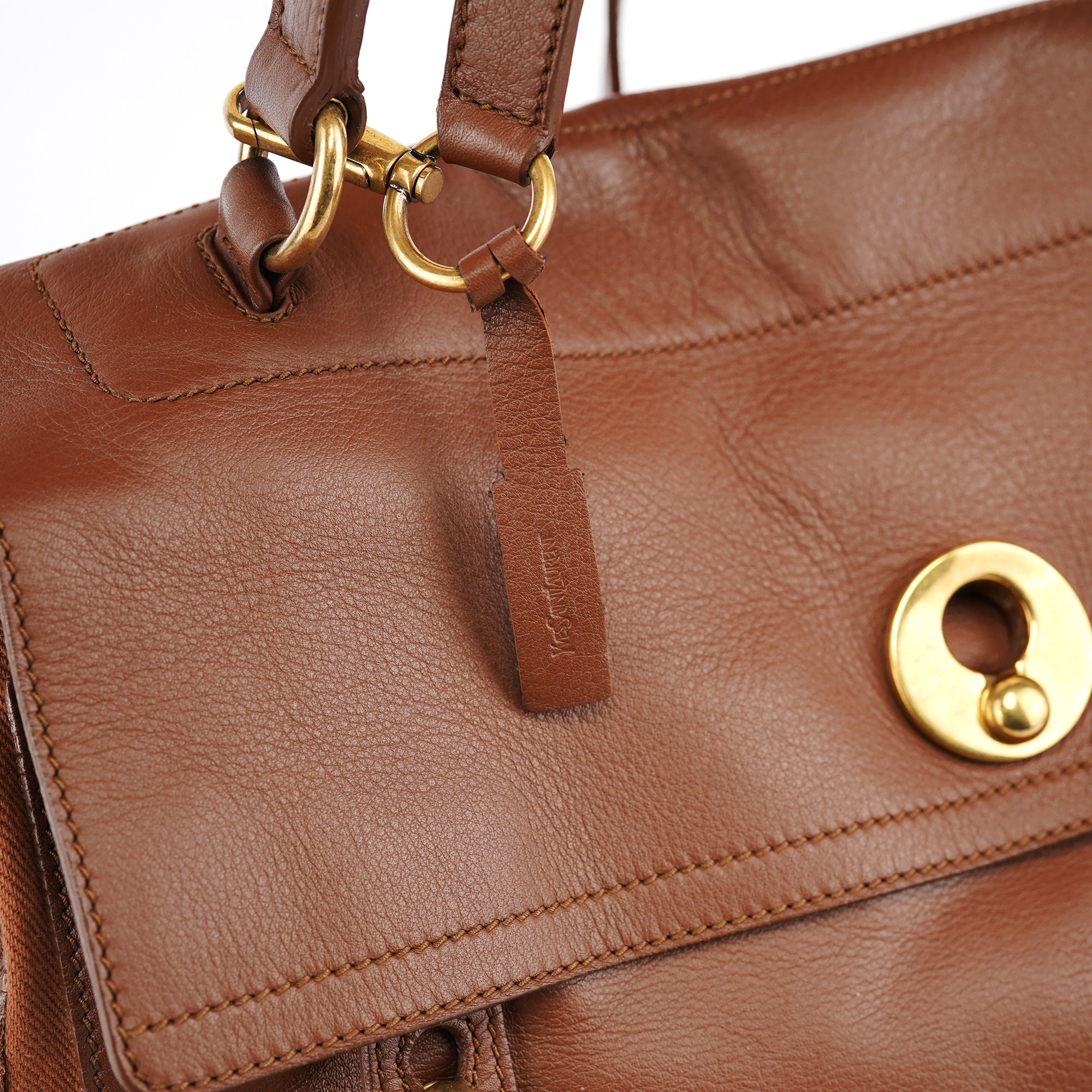229563 Brown Leather Muse Two 2-Way Bag