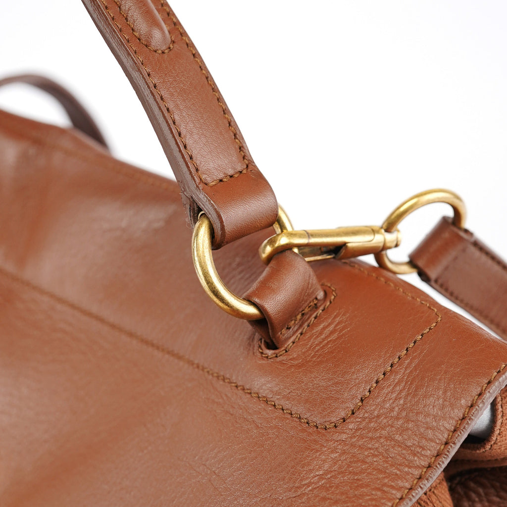 229563 Brown Leather Muse Two 2-Way Bag