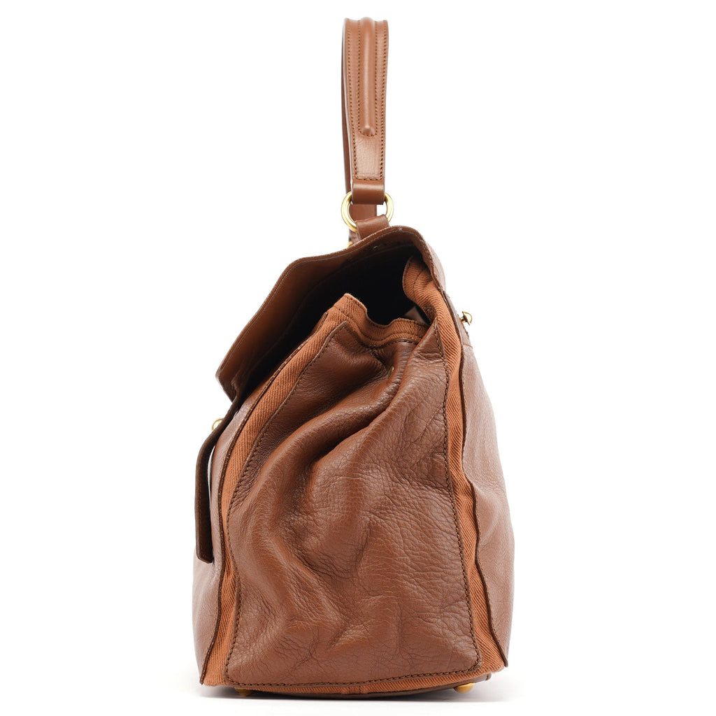 229563 Brown Leather Muse Two 2-Way Bag