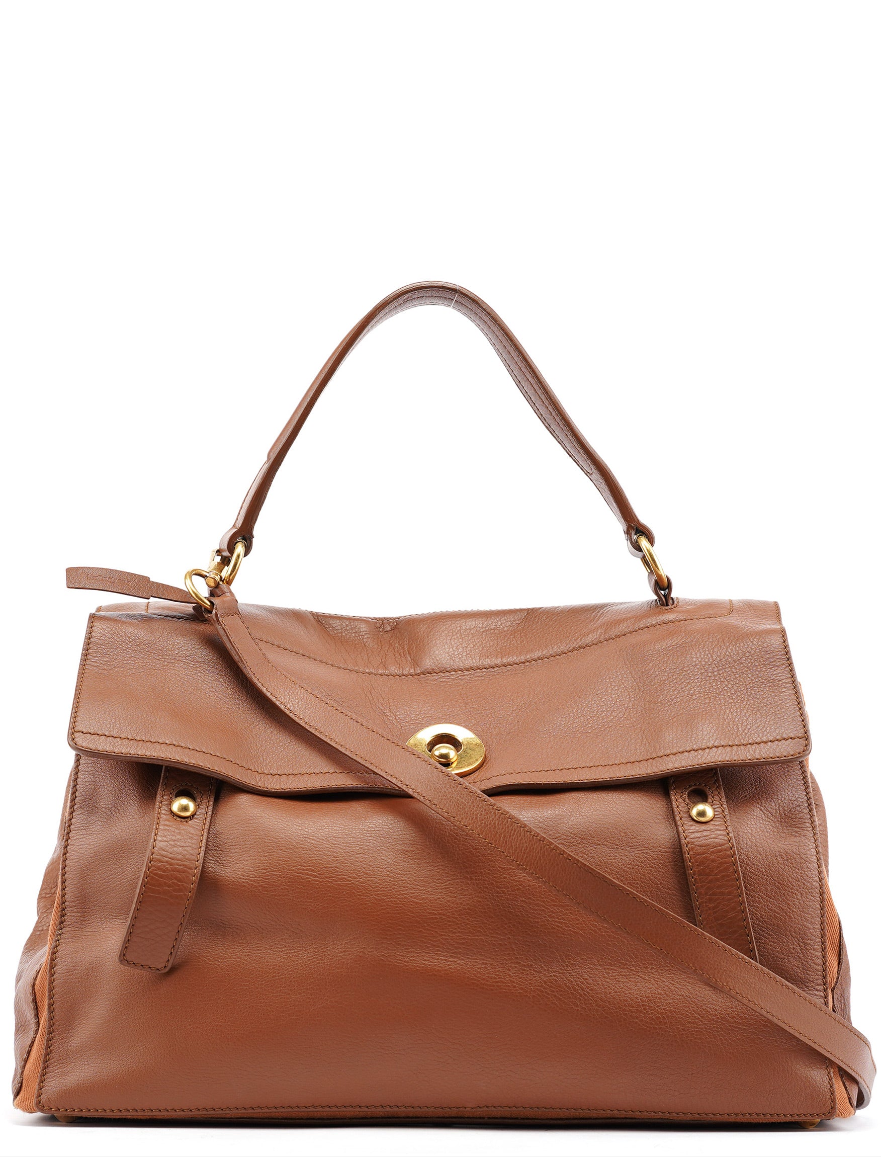 229563 Brown Leather Muse Two 2-Way Bag
