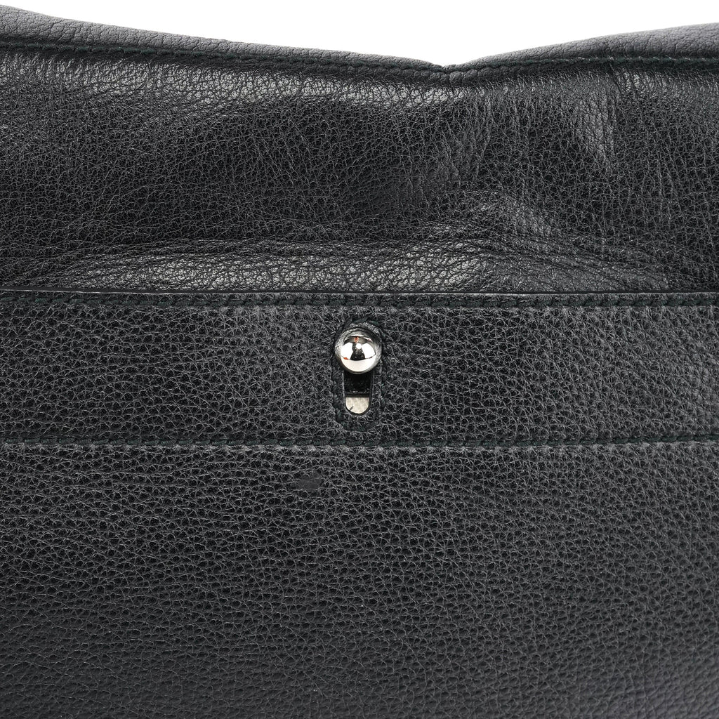 229680 Black Beige Leather Muse Two Bag