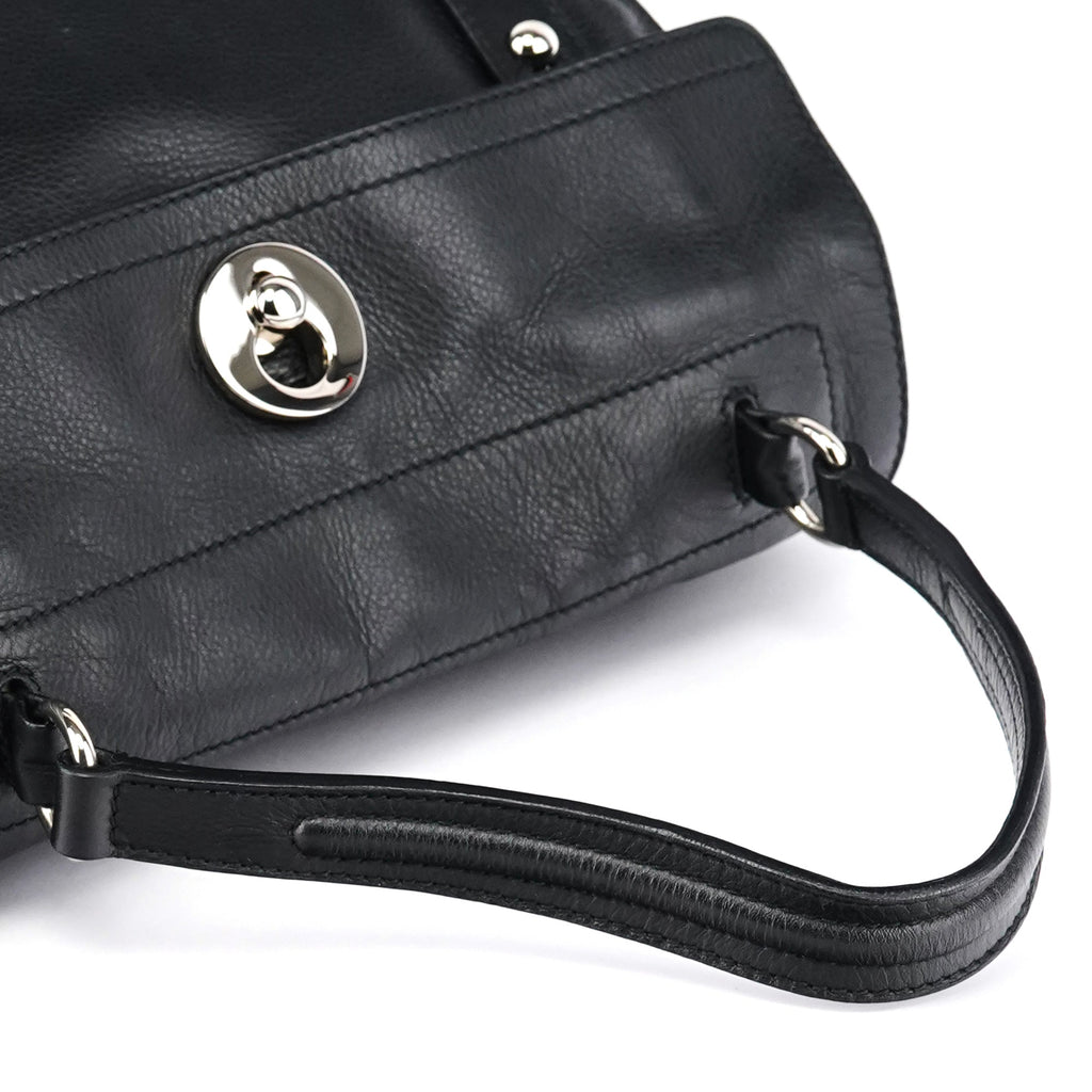 229680 Black Leather Muse Two Bag