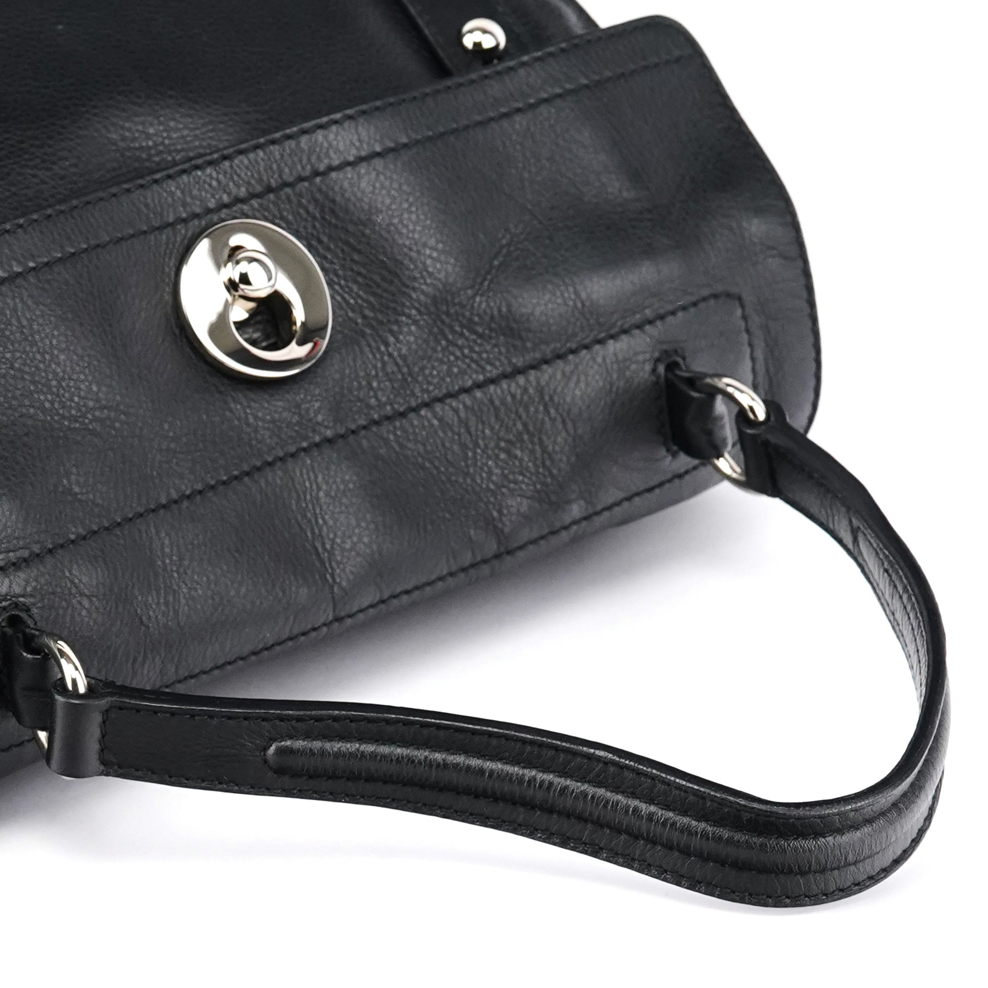 229680 Black Leather Muse Two Bag