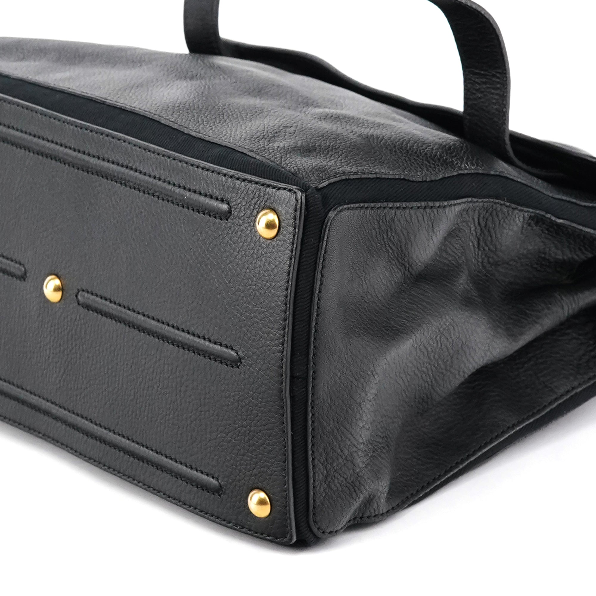 229680 Black Leather Muse Two Bag