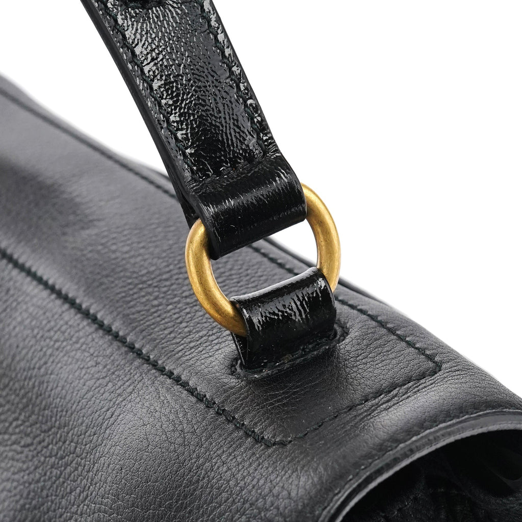 229680 Black Leather Muse Two Bag