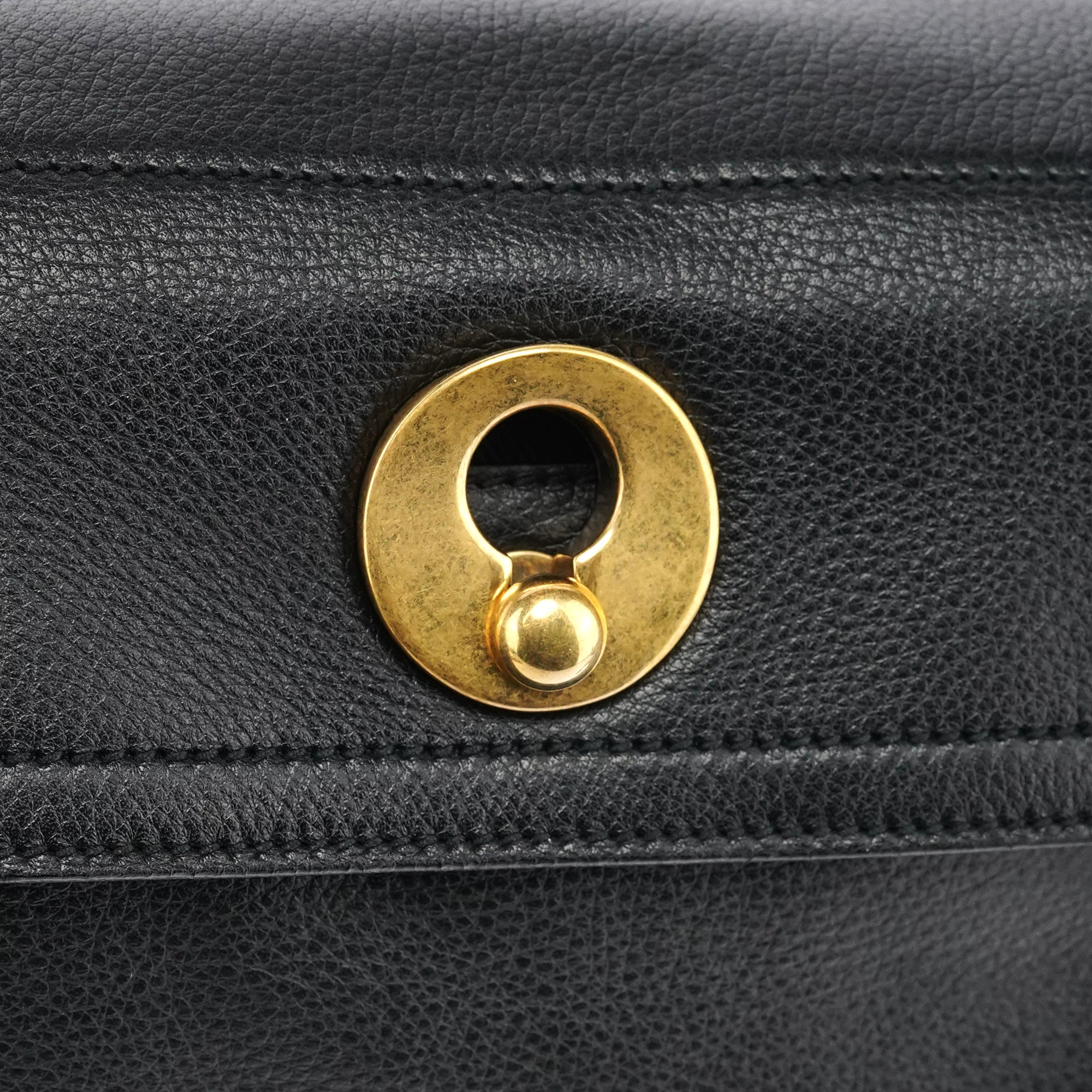 229680 Black Leather Muse Two Bag