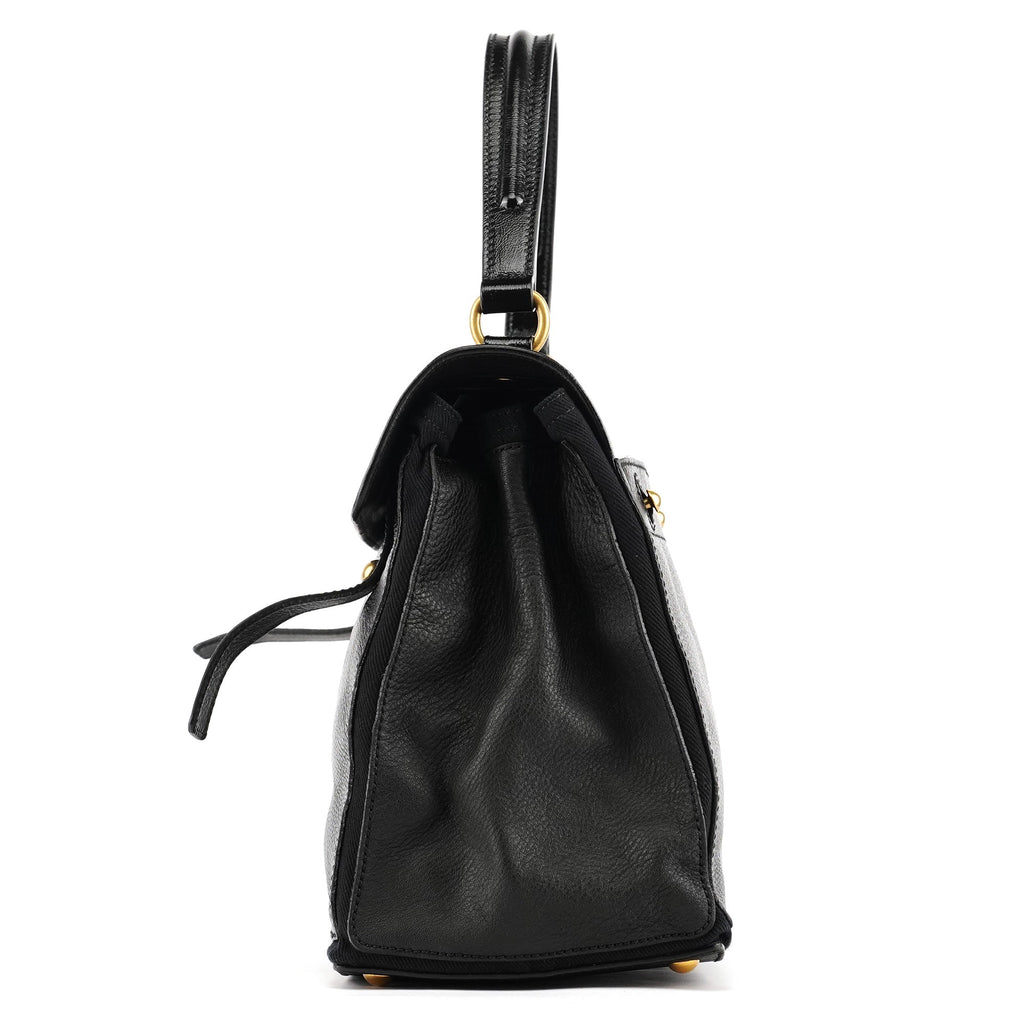 229680 Black Leather Muse Two Bag