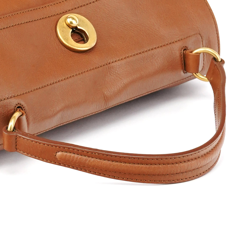 229680 Brown Leather Muse Two Bag