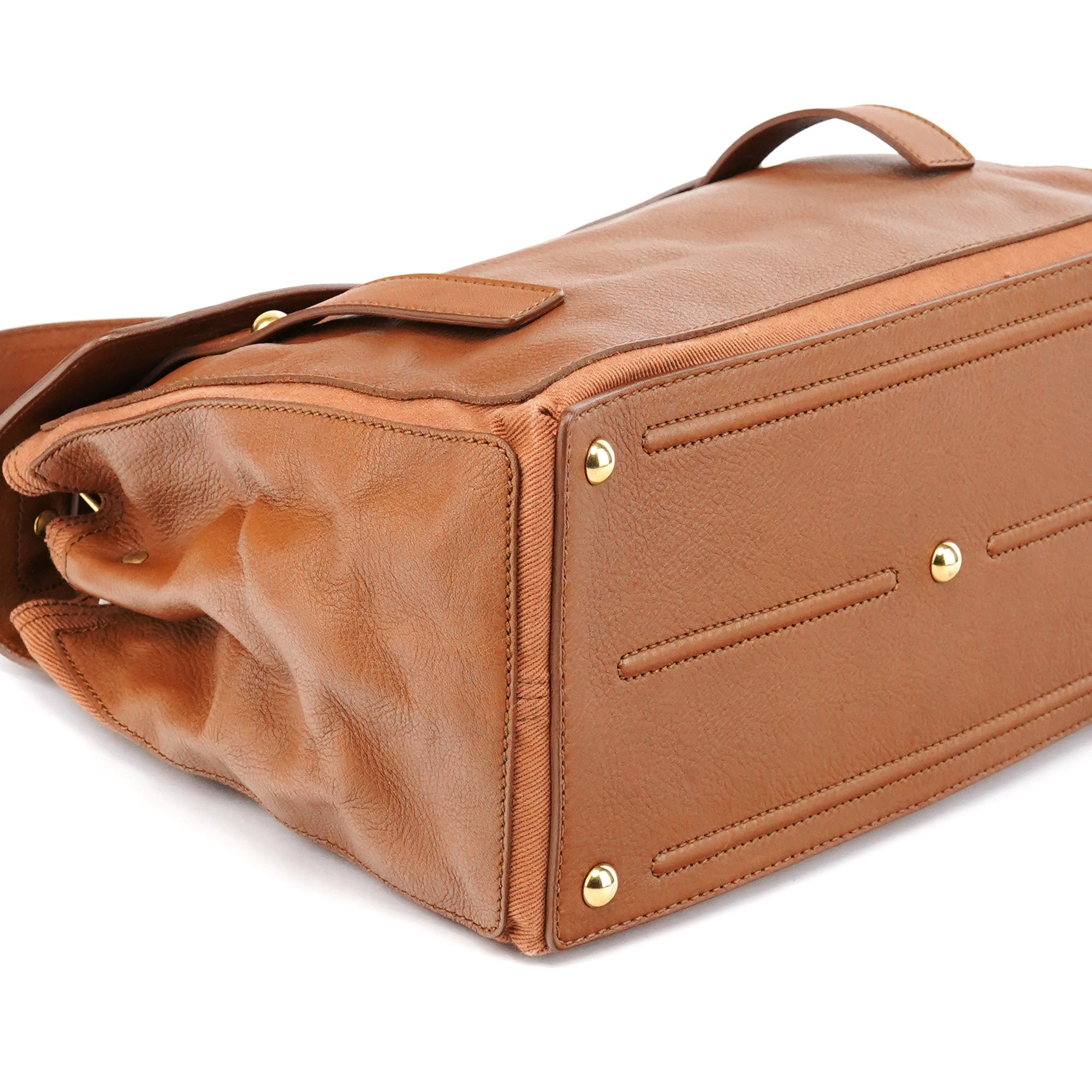 229680 Brown Leather Muse Two Bag