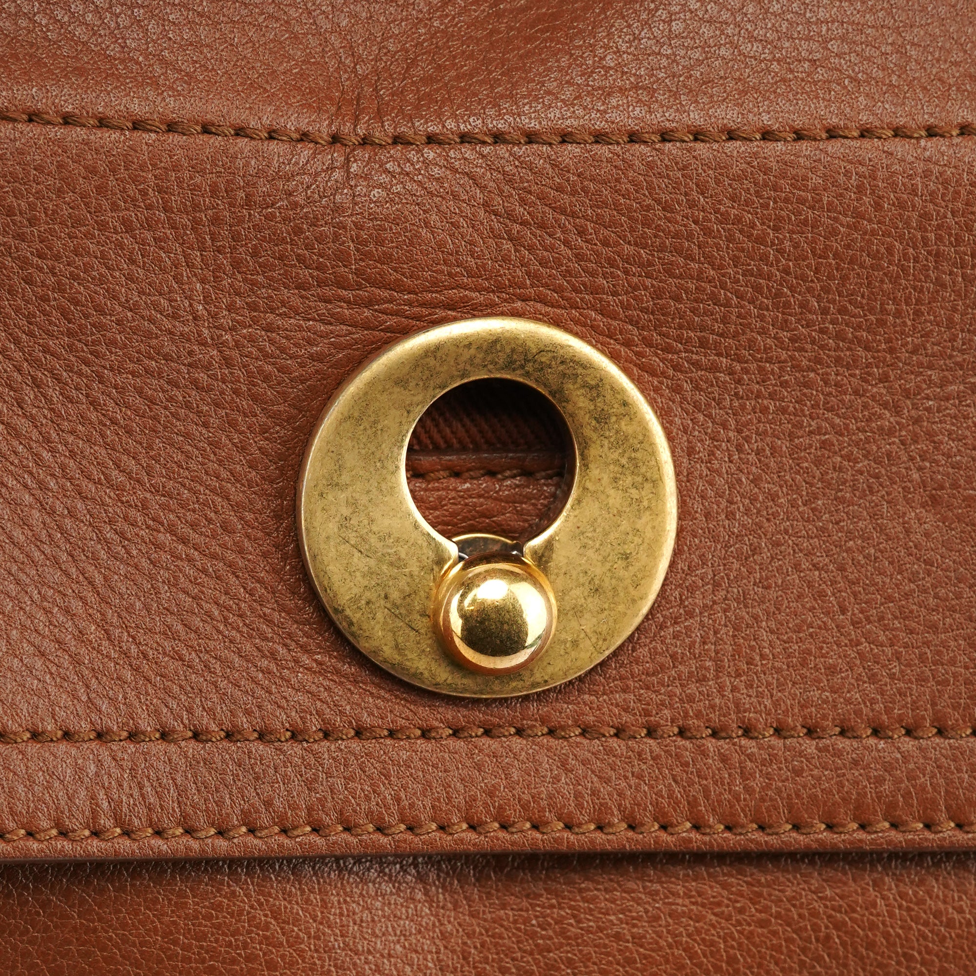229680 Brown Leather Muse Two Bag