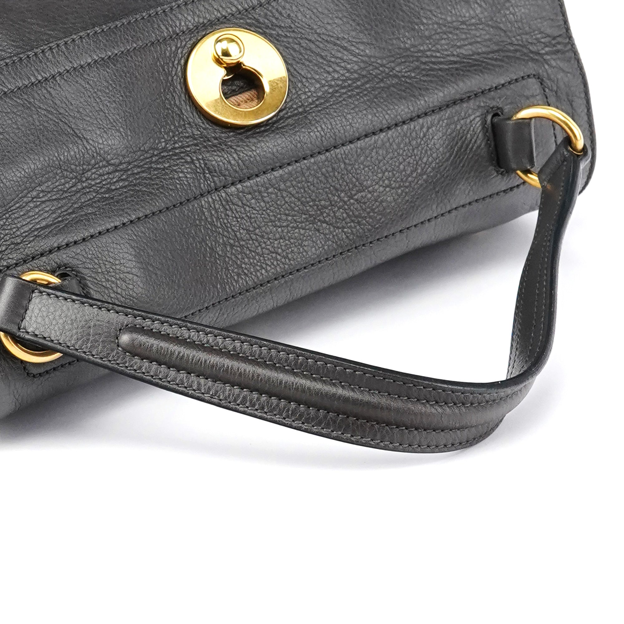 229680 Brown Leather Muse Two Bag