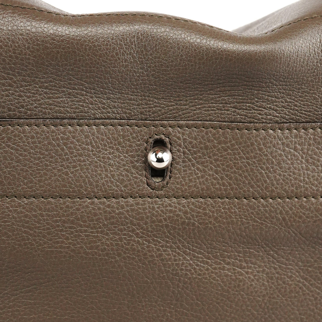 229680 Grey Ivory Leather Muse Two Bag