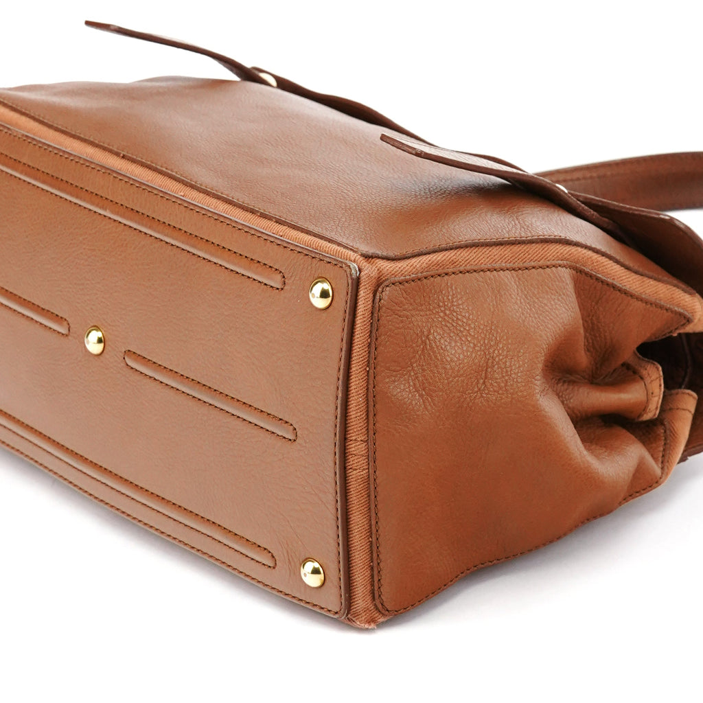 229680 Light Brown Leather Muse Two Bag