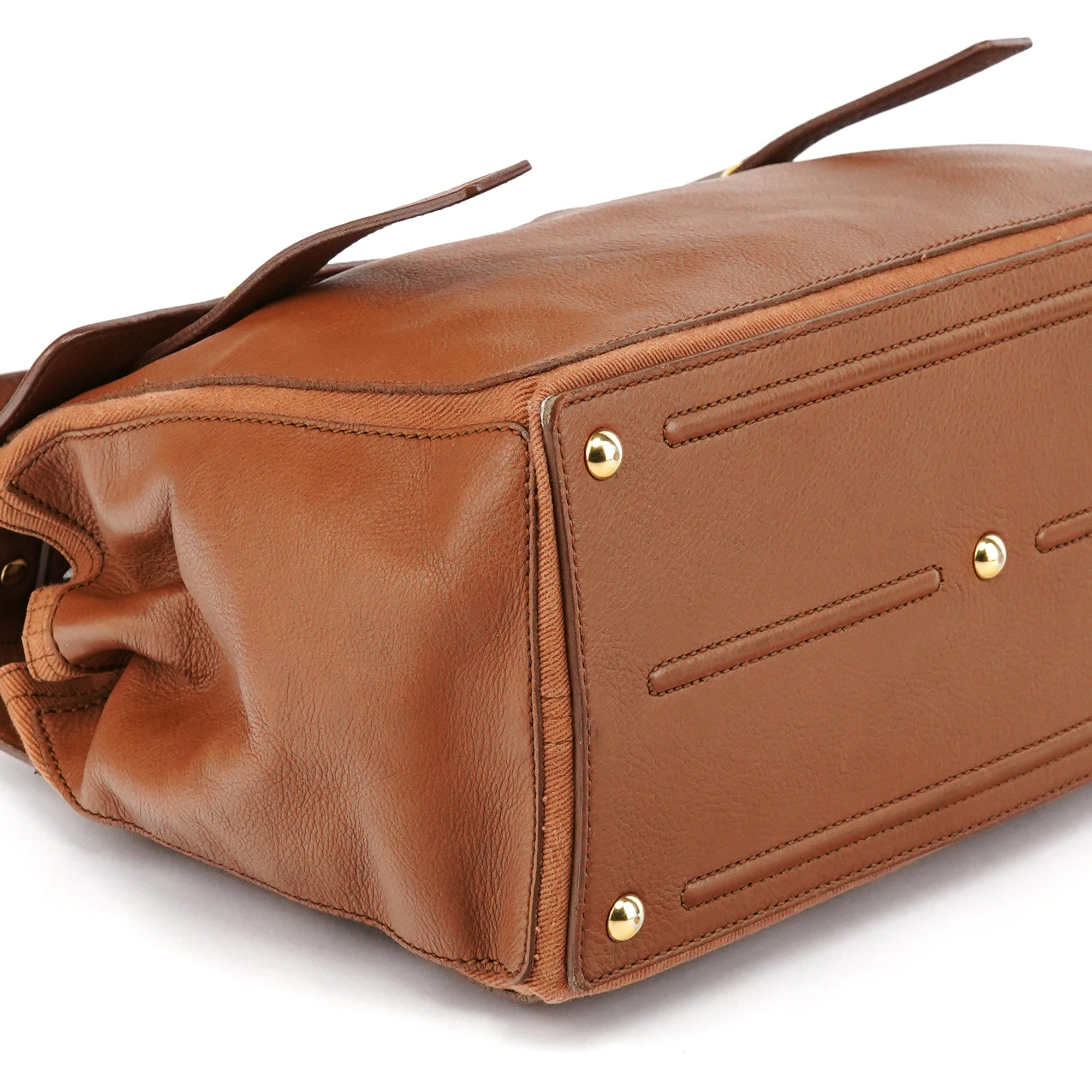 229680 Light Brown Leather Muse Two Bag