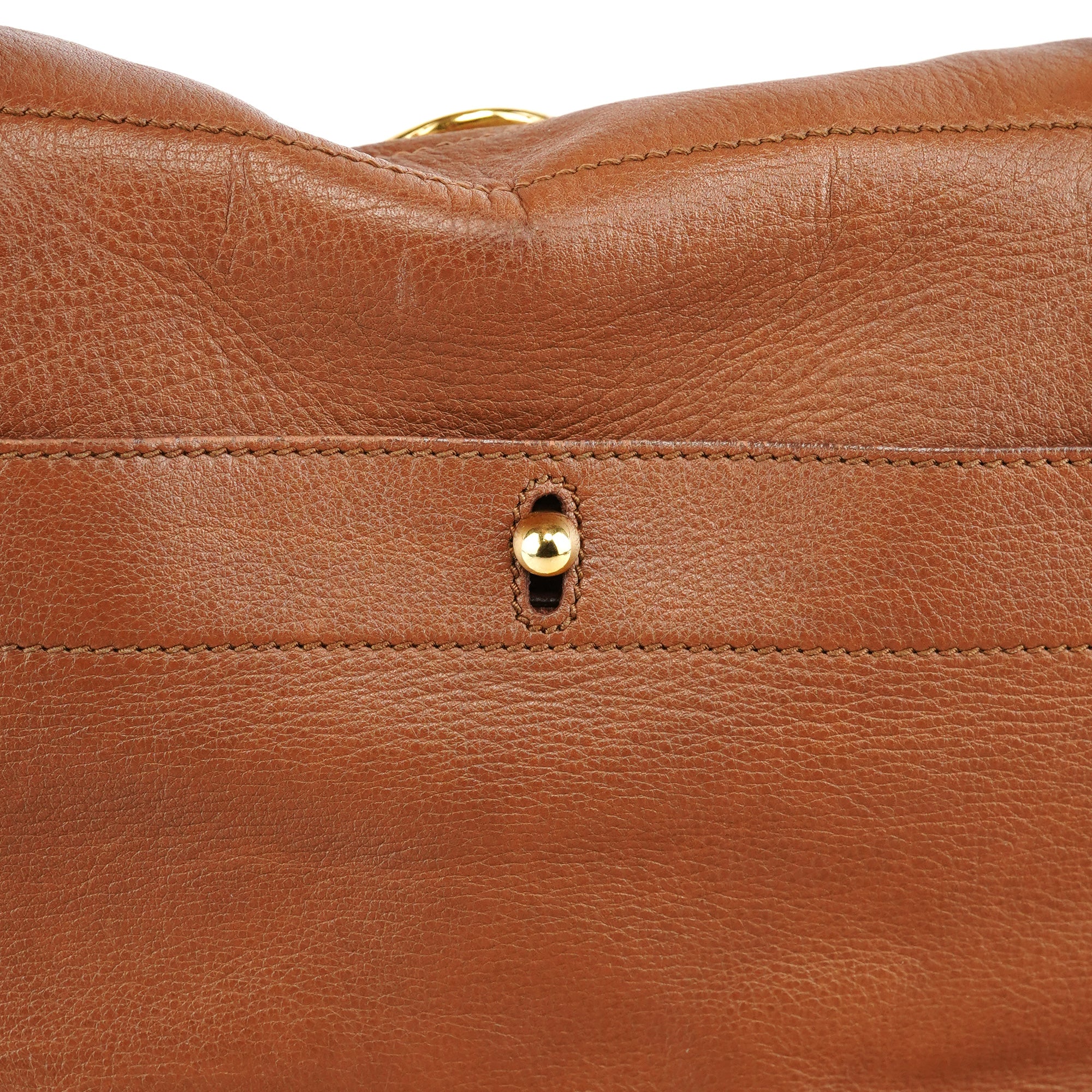 229680 Light Brown Leather Muse Two Bag