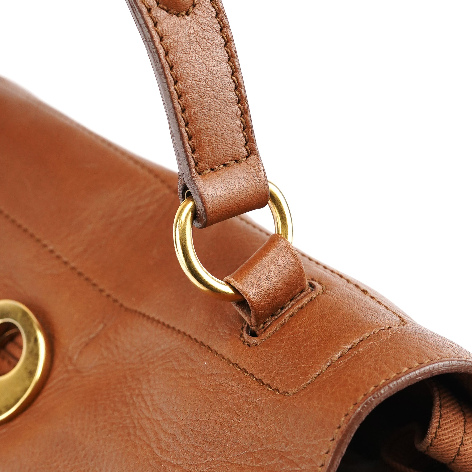 229680 Light Brown Leather Muse Two Bag