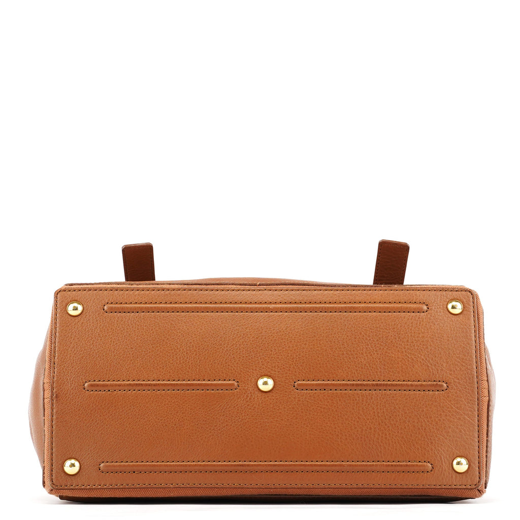 229680 Light Brown Leather Muse Two Bag