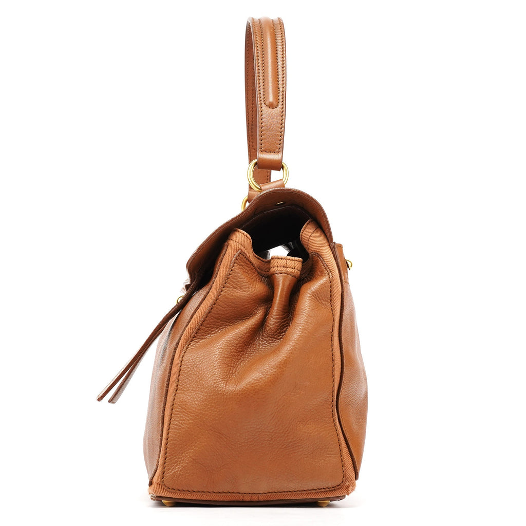 229680 Light Brown Leather Muse Two Bag