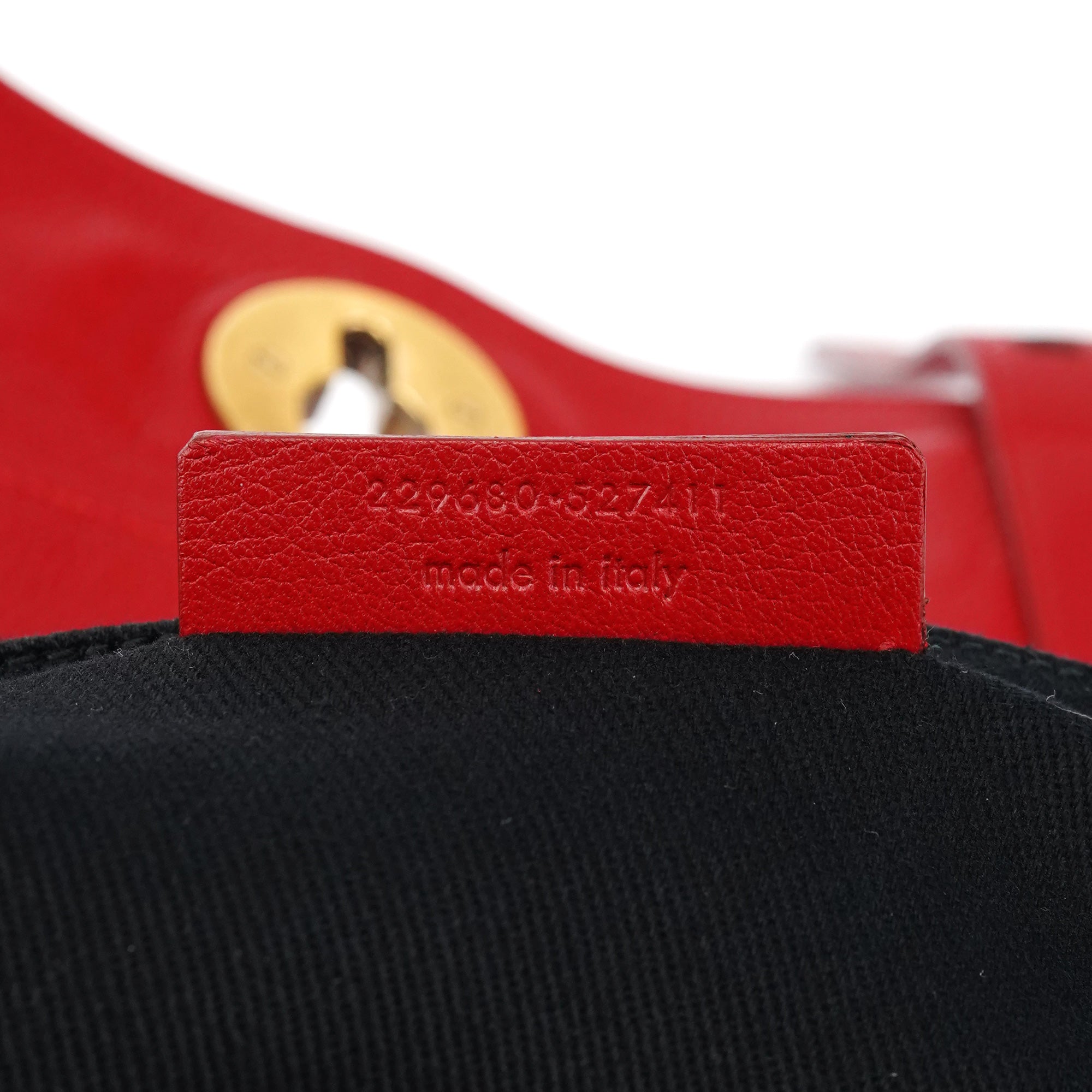 229680 Red Leather Muse Two Bag