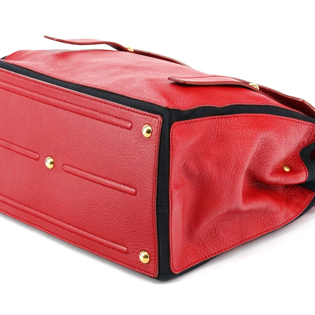 229680 Red Leather Muse Two Bag