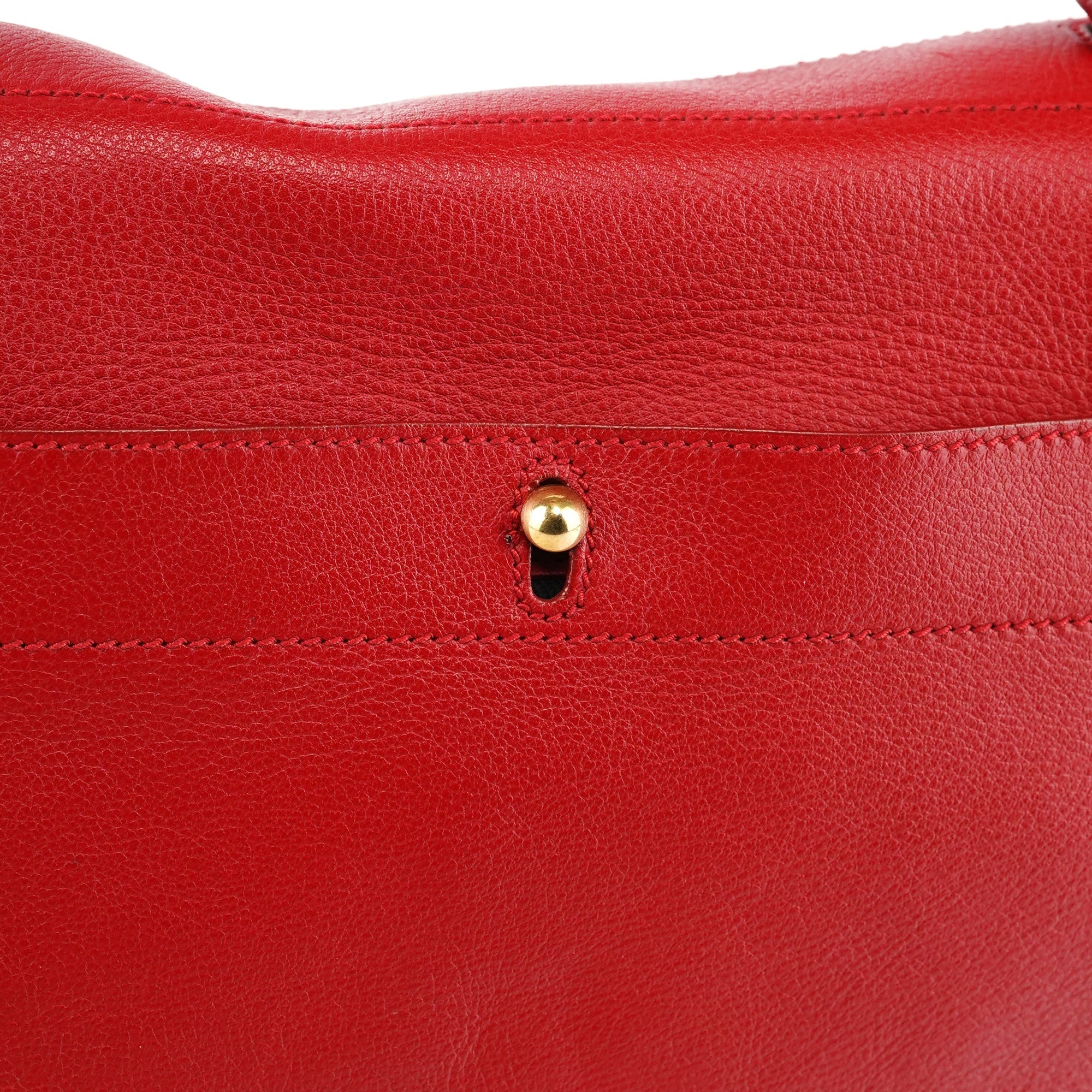 229680 Red Leather Muse Two Bag
