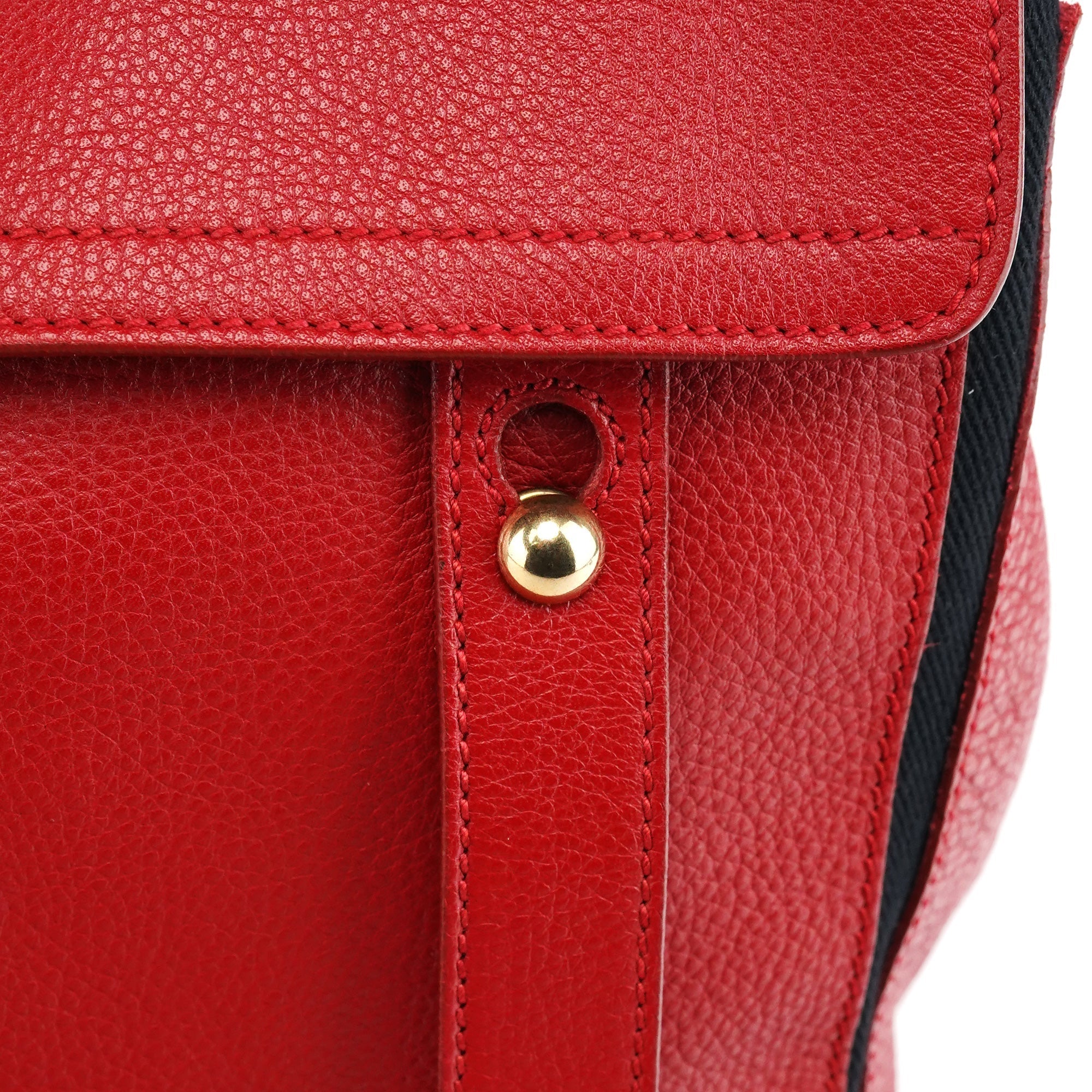 229680 Red Leather Muse Two Bag