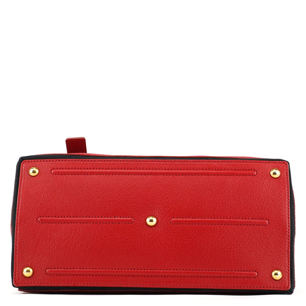229680 Red Leather Muse Two Bag