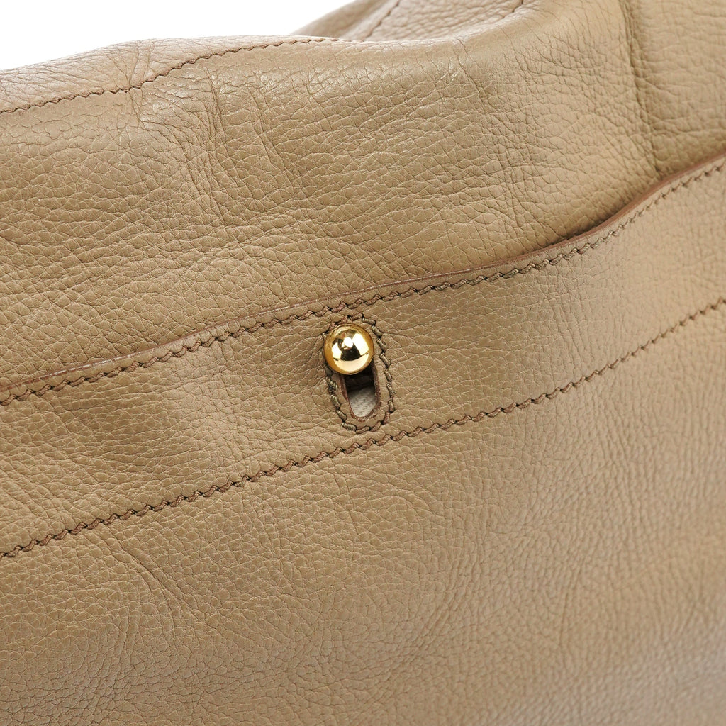 229680 Taupe Leather Muse Two Bag