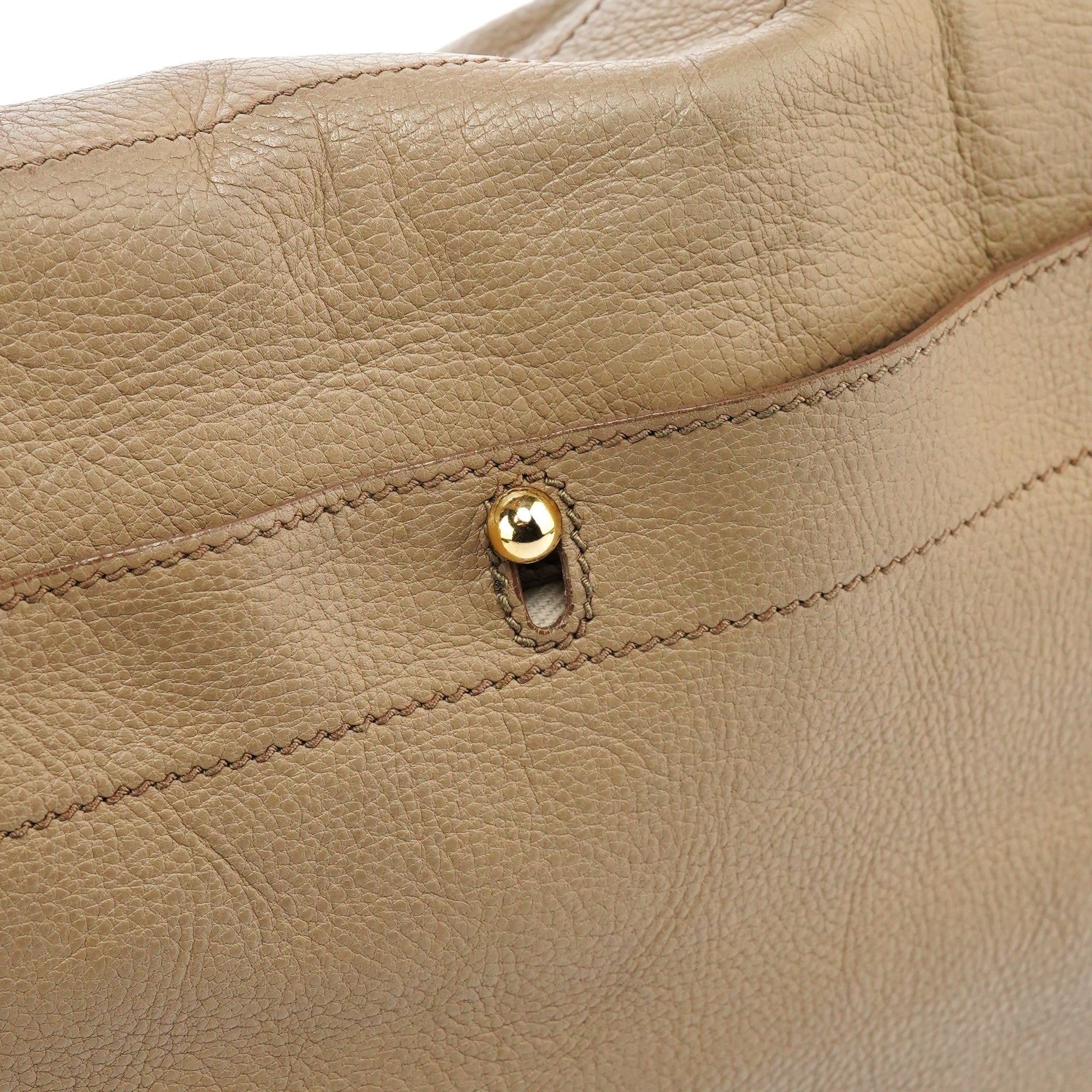 229680 Taupe Leather Muse Two Bag