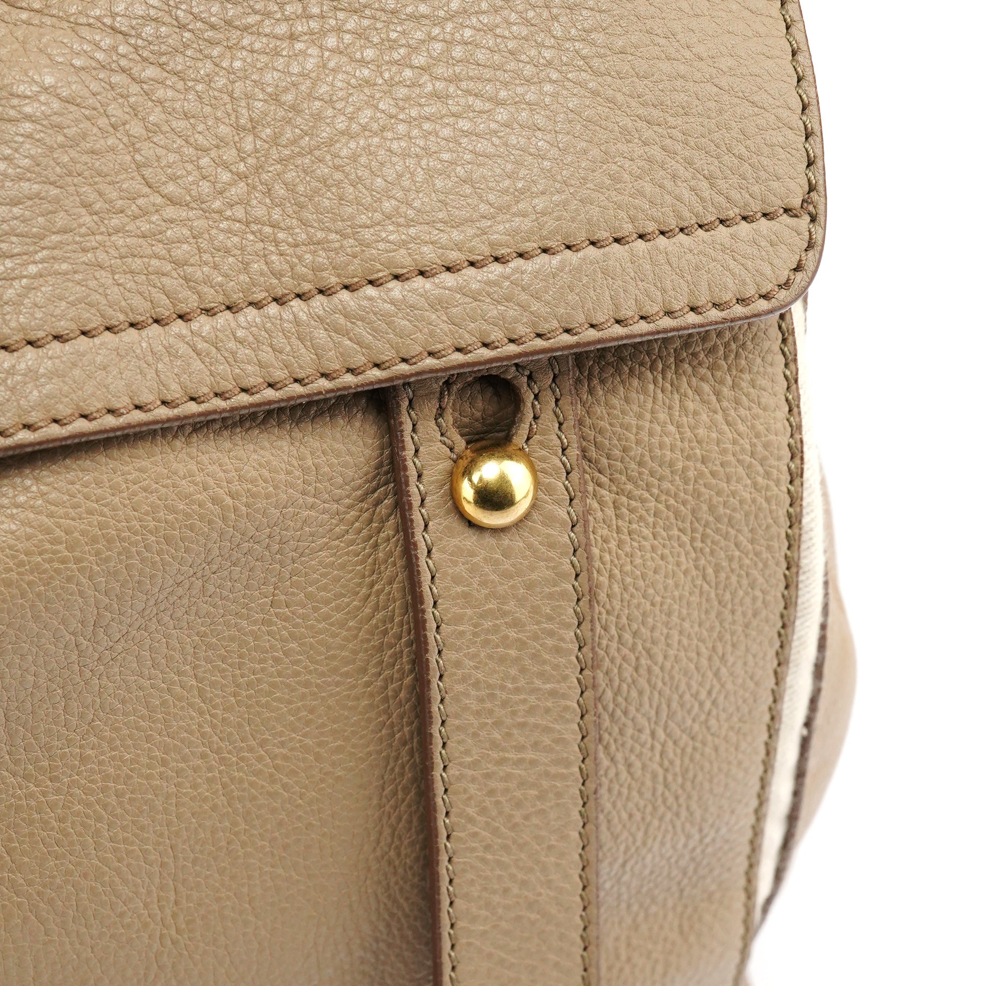 229680 Taupe Leather Muse Two Bag