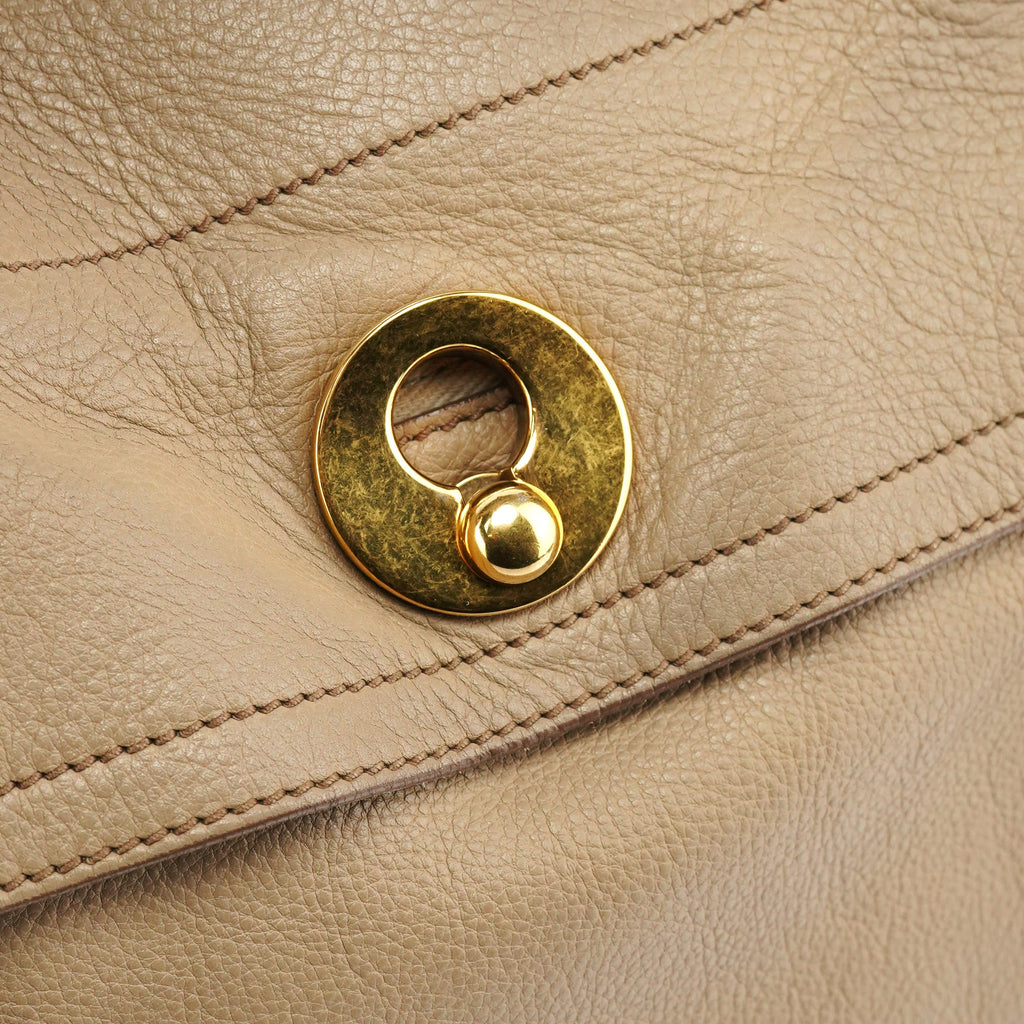 229680 Taupe Leather Muse Two Bag