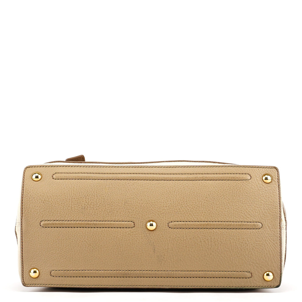 229680 Taupe Leather Muse Two Bag